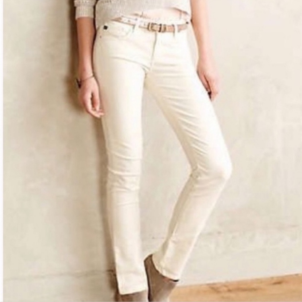 AG Adriano Goldschmied The Stevie Slim Straight Corduroy Pants